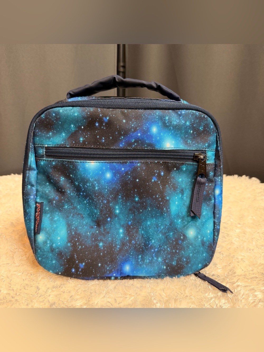 JanSport Blue Galaxy Lunch Bag